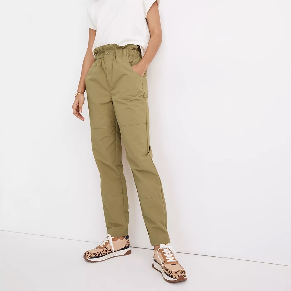 Ripstop Pull-On Paperbag Pants
